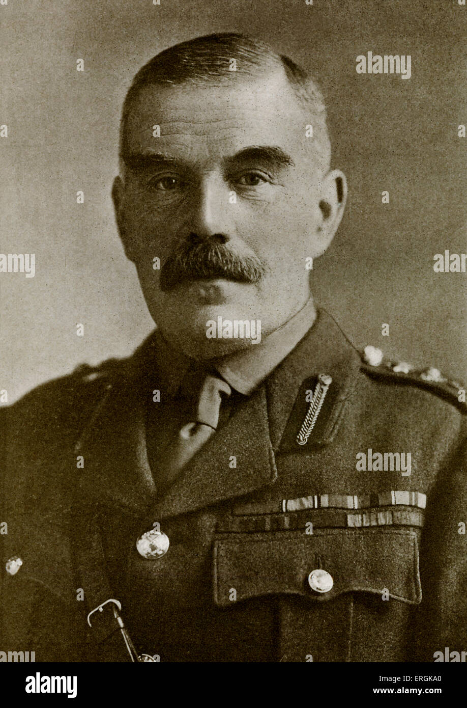 General Sir. William Robertson (1860 – 1933), Chef des imperialen Generalstabs zwischen 1916-1918. Stockfoto