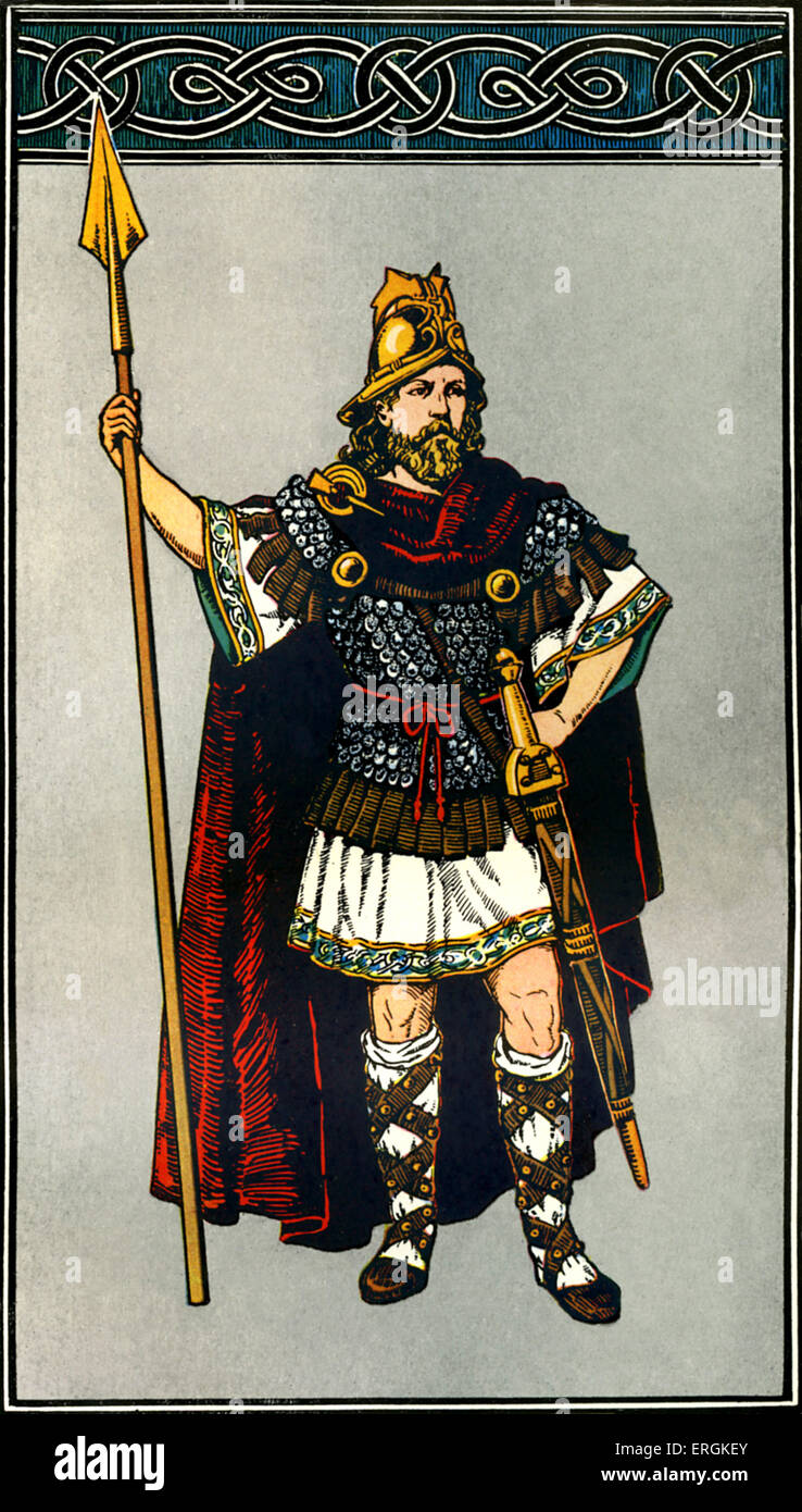 König Artus. Legendäre britische Führer des späten 5. und frühen 6. Jahrhundert kämpfte gegen die sächsischen Invasion.    Herbert Stockfoto