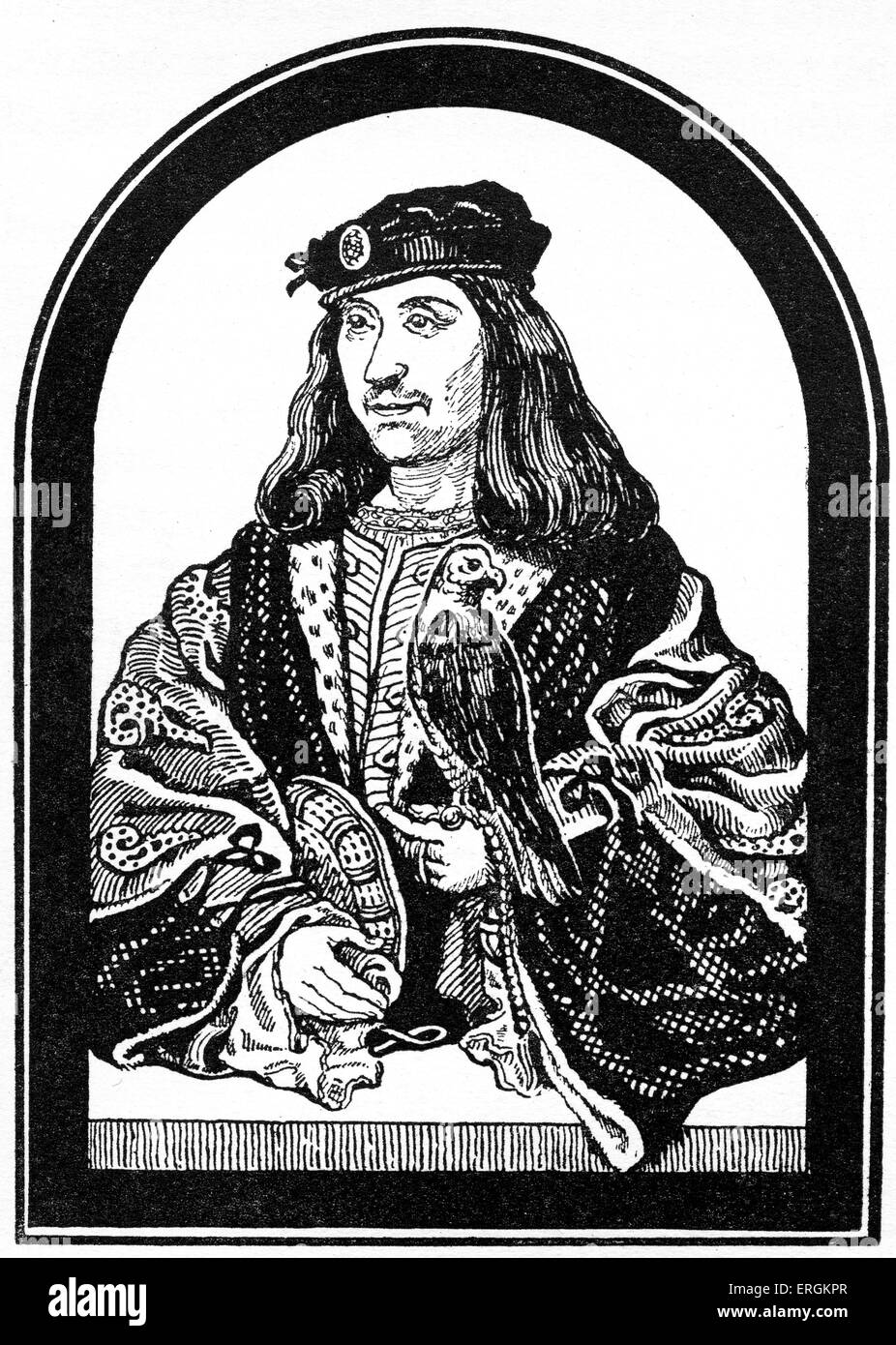 König James IV von Schottland (1473-1513). Mitglied des Stuart / Stewart Haus, die von 1488 regierte bis zu seinem Tod.  Nach Stockfoto