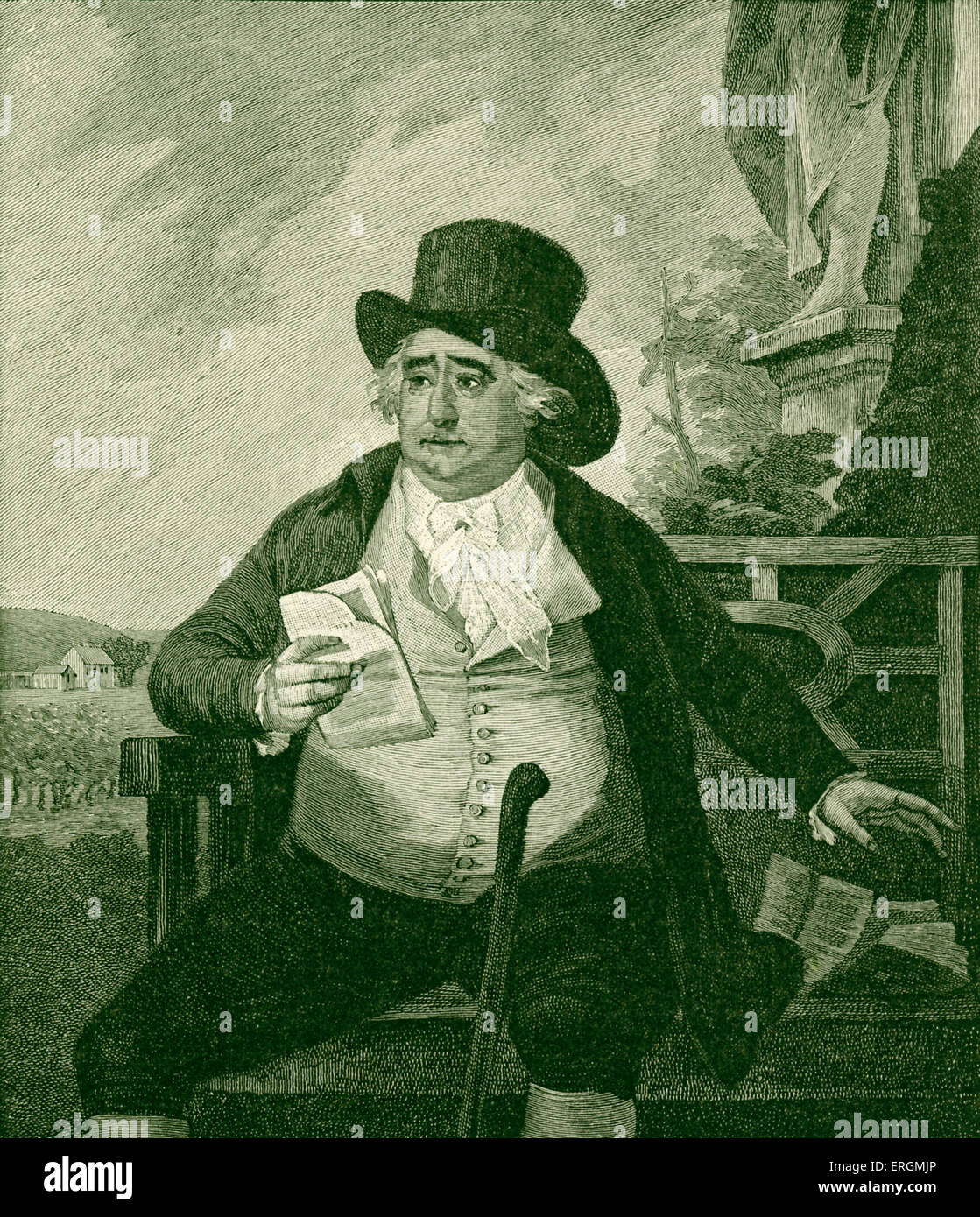 Charles James Fox (1749-1806) war ein Whig Politiker, bemerkenswert für seinen Widerstand gegen absolutistische Monarchie, den Sklavenhandel und seine politische Rivalität mit William Pitt der jüngere. Stockfoto