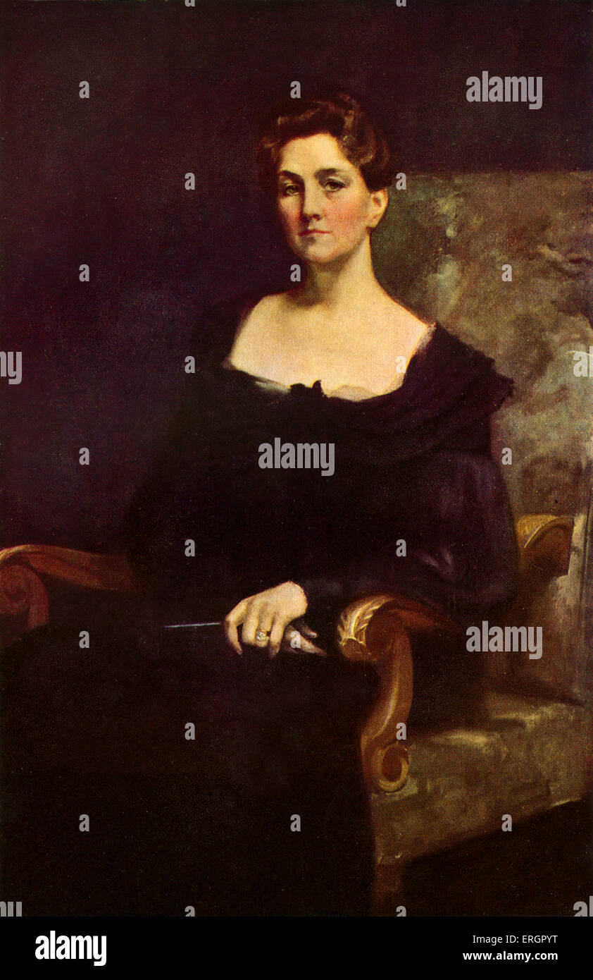 Sara Ann Delano (Frau James Roosevelt), Portrait. Mutter von Roosevelt, 21. September 1854 - 7. September 1941. Nach Stockfoto