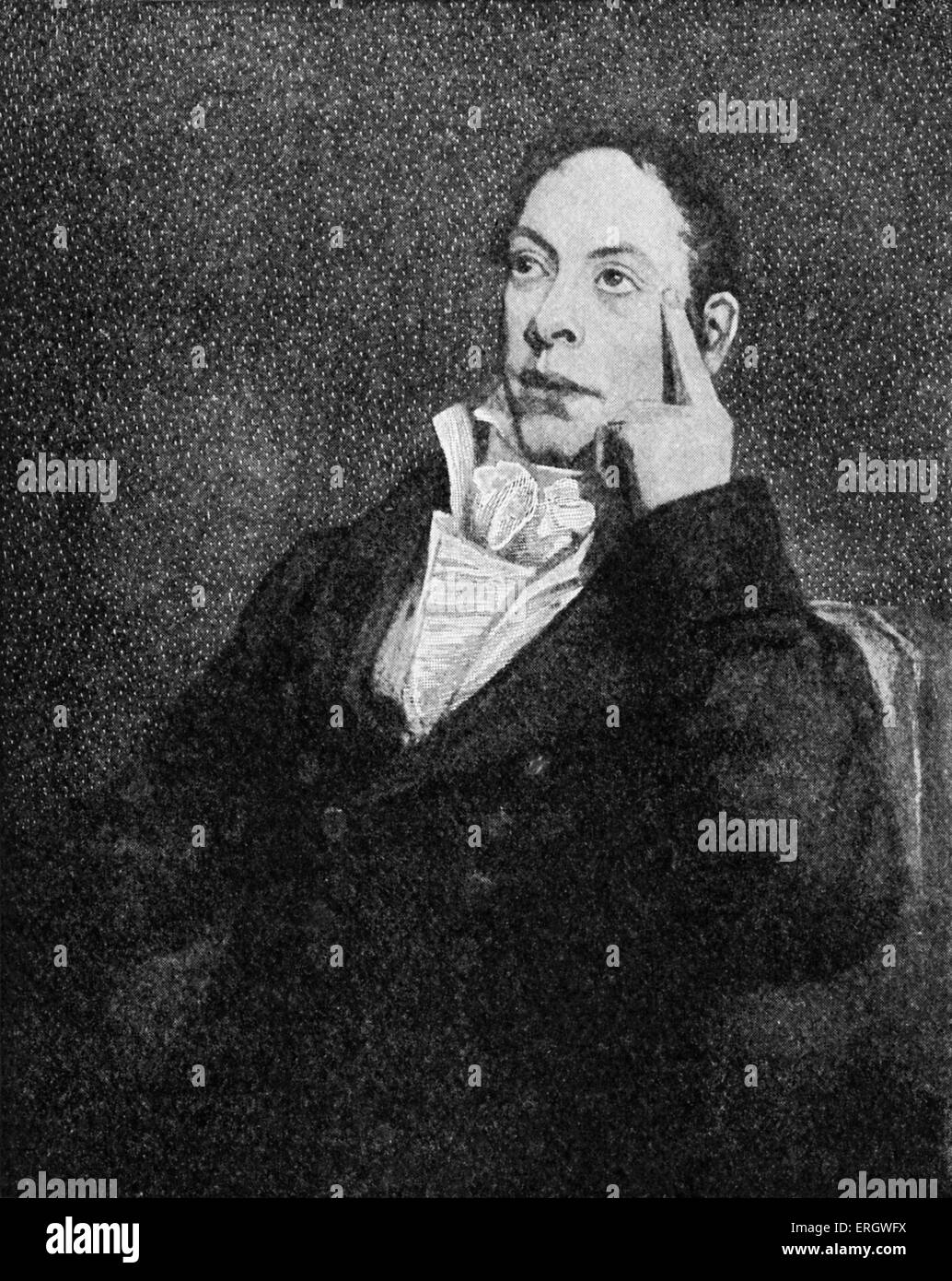 Matthew: Englischer Schriftsteller und Dramatiker, oft bekannt als "Mönch" Lewis, 9. Juli 1775 – 14. Mai 1818. Nach einem Porträt Stockfoto