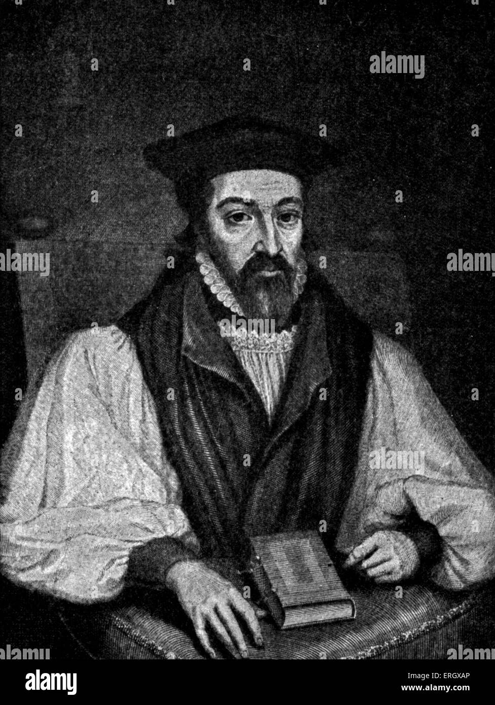 John Whitgift: Erzbischof von Canterbury von 1583 bis zu seinem Tod, C 1530 – 29 Februar 1604. Nach einem Stich von G kan Stockfoto