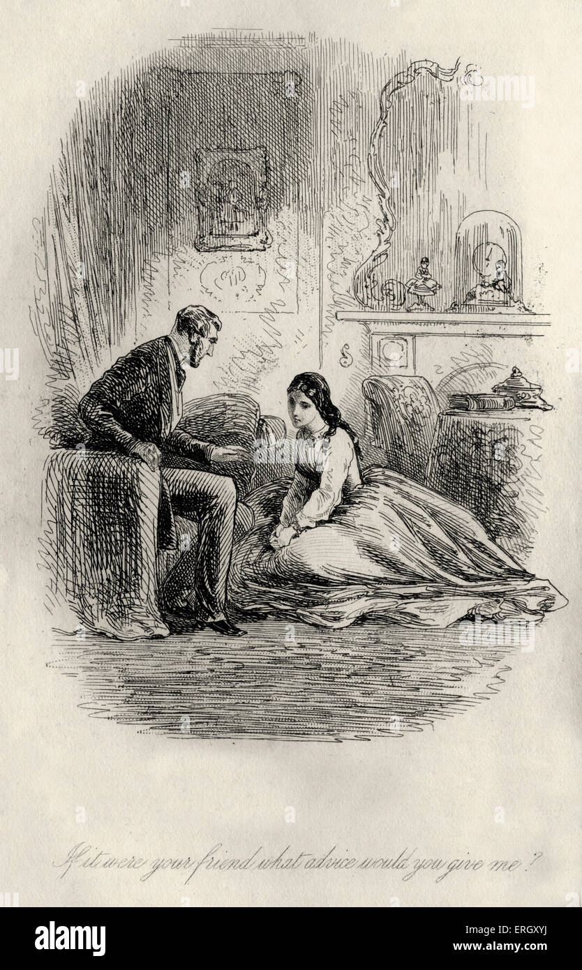 "Kannst du ihr von Anthony Trollope verzeihen?".  Zuerst veröffentlicht in den Jahren 1864 und 1865. Bildunterschrift lautet: "Wenn es dein Freund wäre was Stockfoto