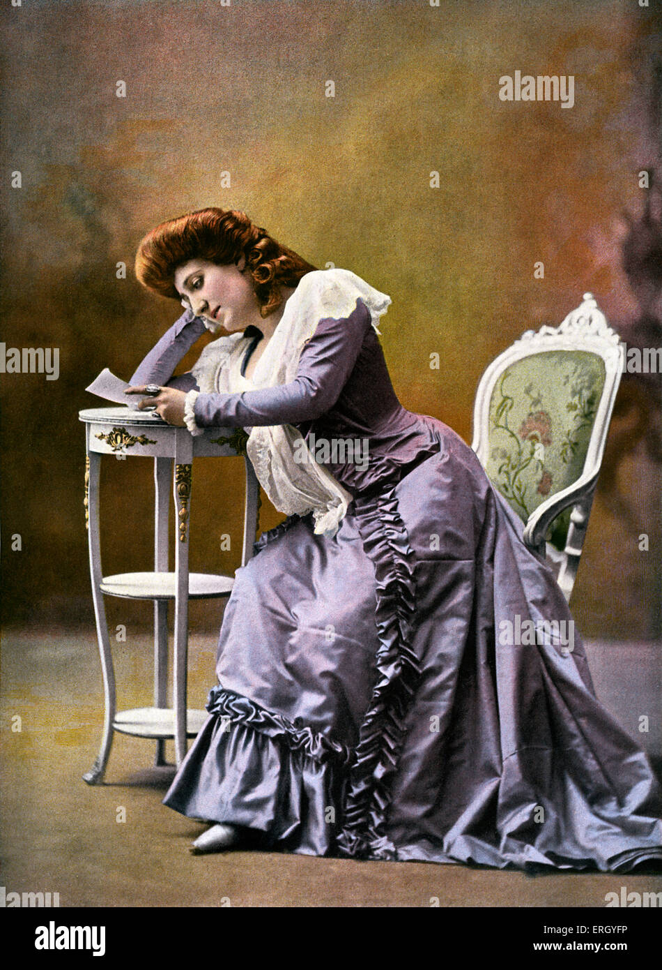 Jeanne Marie de L'isle in "Werther", eine Oper von Jules Massenet mit französischen Libretto von Édouard Blau, Paul Milliet und Georges Stockfoto