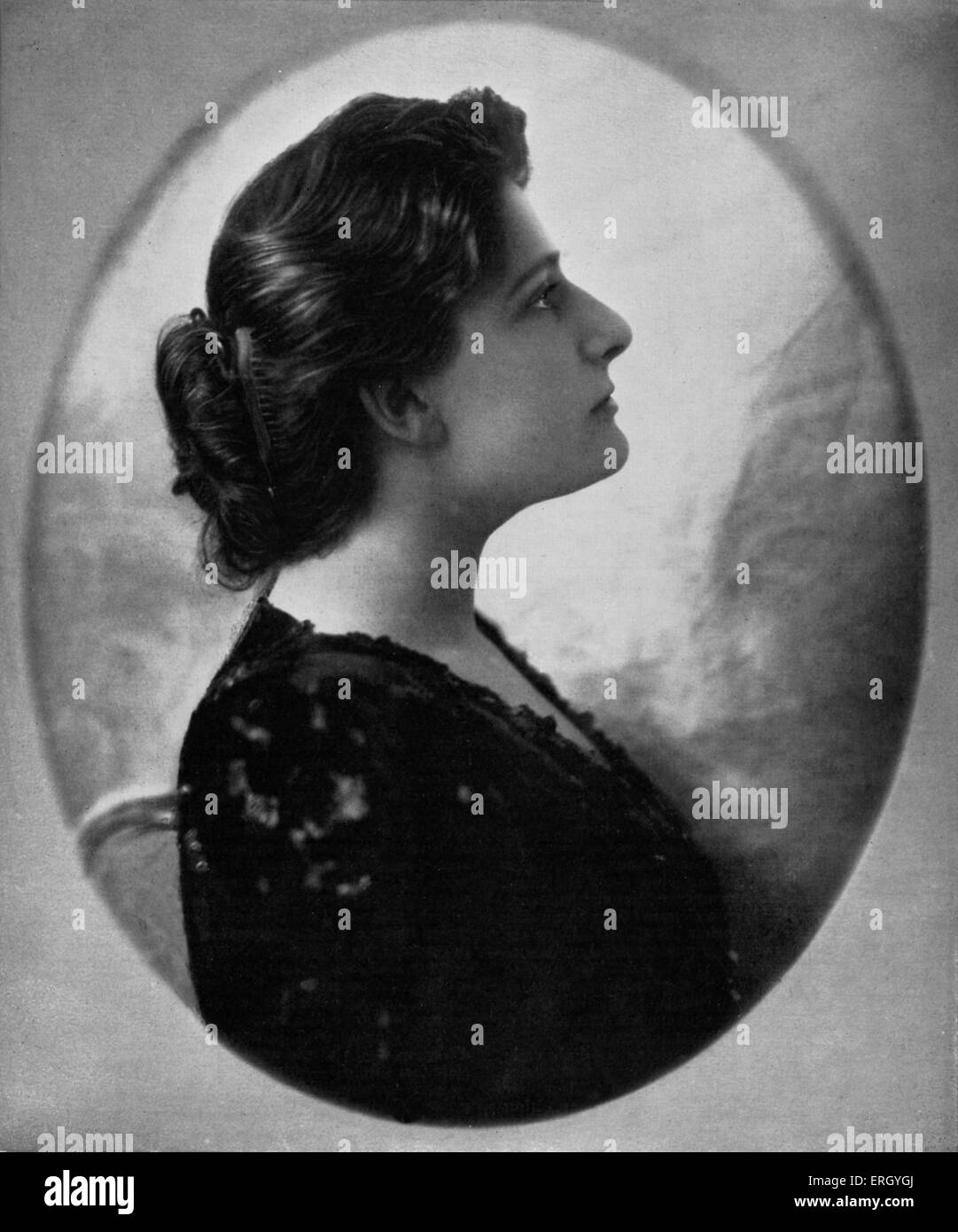 Lucienne Bréval - französische Sopranistin, 1869-1935. 1903. Stockfoto
