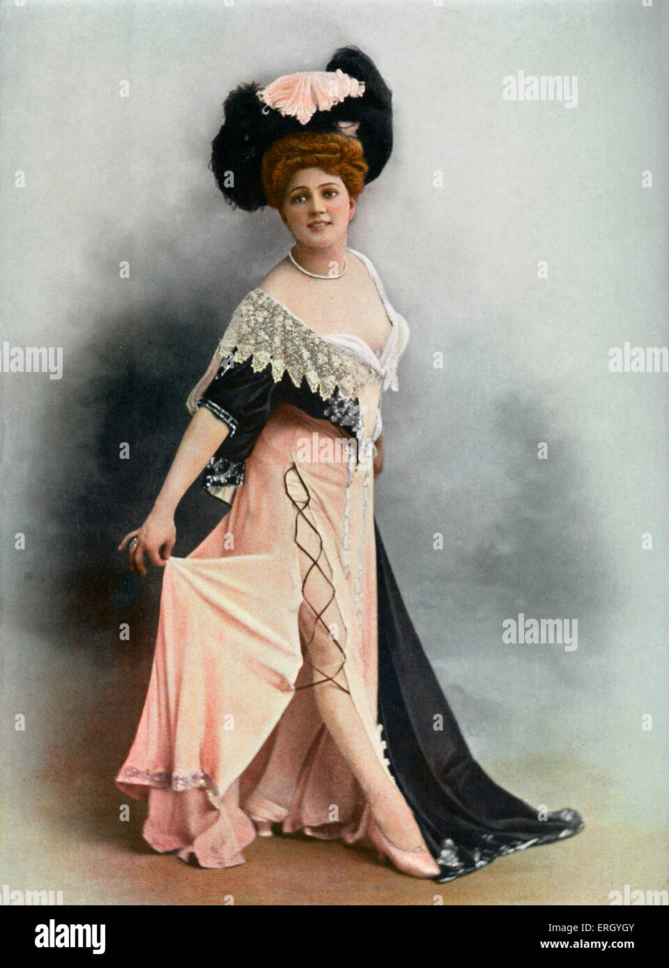 Arlette Dorgère - französische Tänzerin und Schauspielerin Revue. Stockfoto
