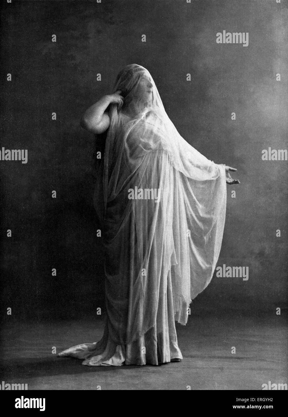 Segond Weber als Antigone in "Antigone", eine Tragödie von Sophokles, durchgeführt an der Comédie Française, Paris 1903. Stockfoto
