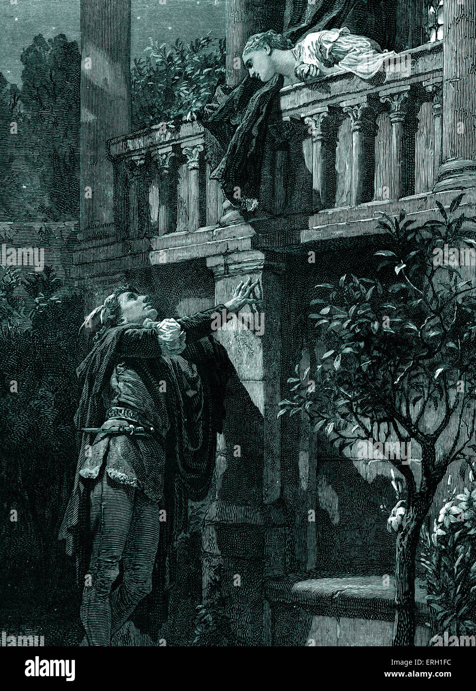 William Shakespeares Romeo und Julia zu spielen. Akt II, Szene 2