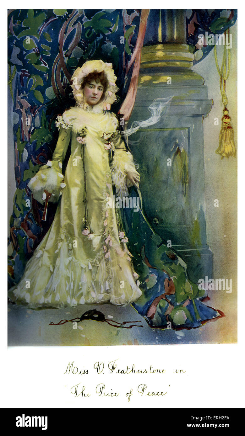 Vane Featherstone als Lady St. Azuline in "Der Preis des Friedens" von Cecil Raleigh. Drury Lane Theatre, London, uraufgeführt 20 Stockfoto