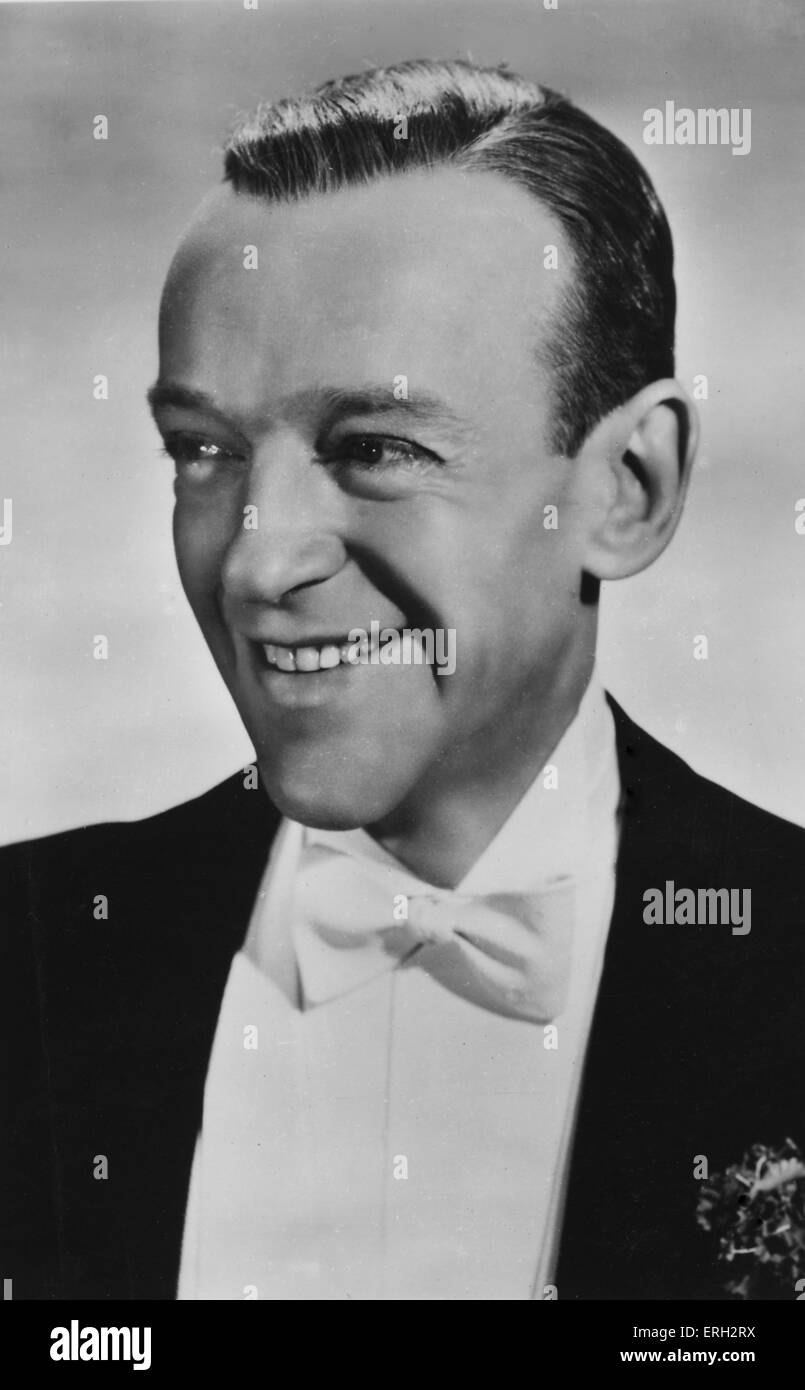 Fred Astaire, Portrait. Amerikanische Broadway Stadium Tänzer, Choreograph, Sänger und Schauspieler, 10. Mai 1899 – 22. Juni 1987. Stockfoto
