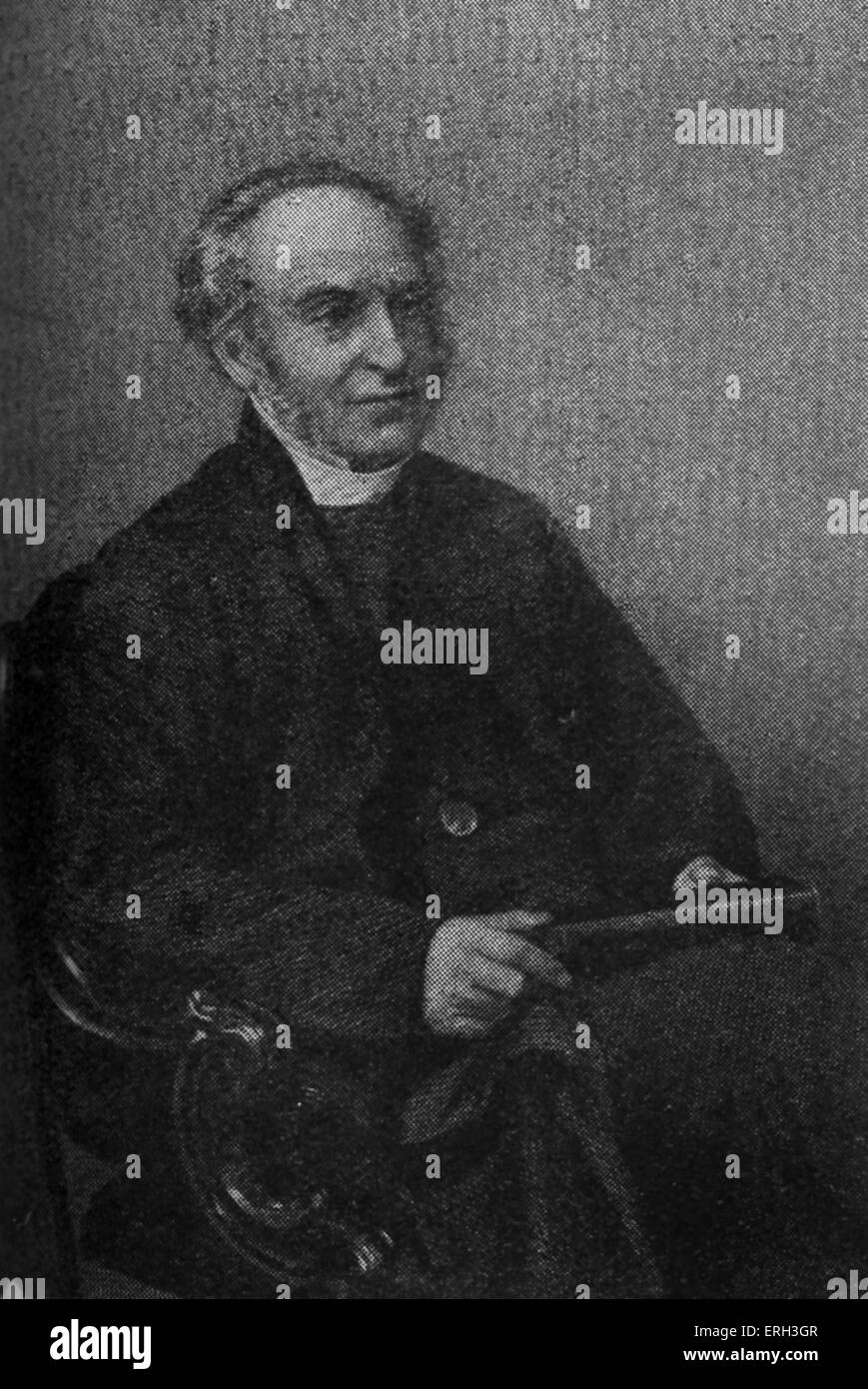 Rev Derwent Coleridge (14. September 1800 - 28. März 1883), Autor, Pfarrer, Schulmeister und der dritte Sohn des Dichters und literarische Stockfoto
