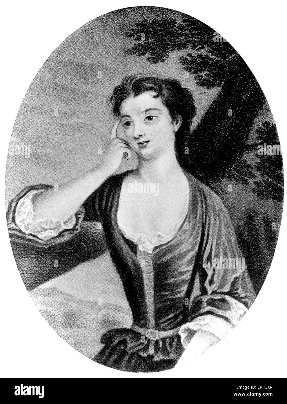 Lady Mary Wortley Montagu - Porträt von 1710. Nach der Gravur von Caroline Watson. Englischer Schriftsteller und Aristokrat, 26. Mai 1689 - 21. August 1762. Stockfoto