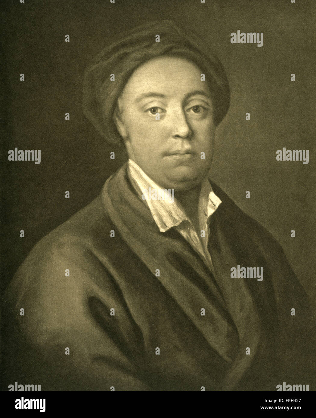 James Thomson, nach dem Portrait von John Patoun. Schottische Dichter und Dramatiker bekannt für "Die Jahreszeiten" und die Texte von "in der Regel Stockfoto