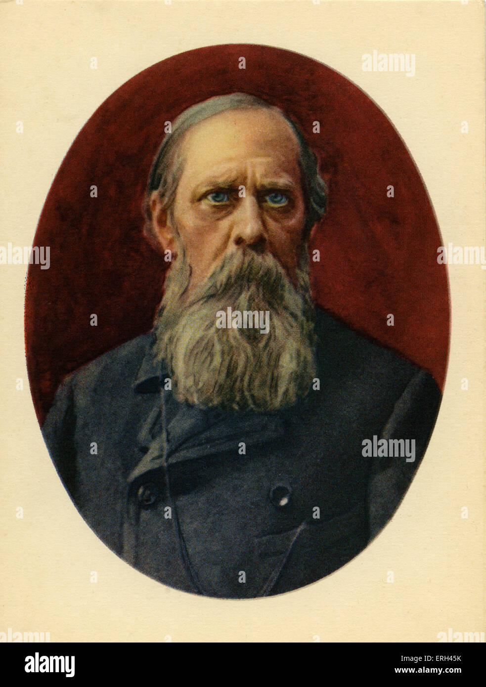 Schredin (Mikhail Saltykow-Schredin), russischer Schriftsteller und Satiriker, 27. Januar 1826-10 Mai 1889. Stockfoto