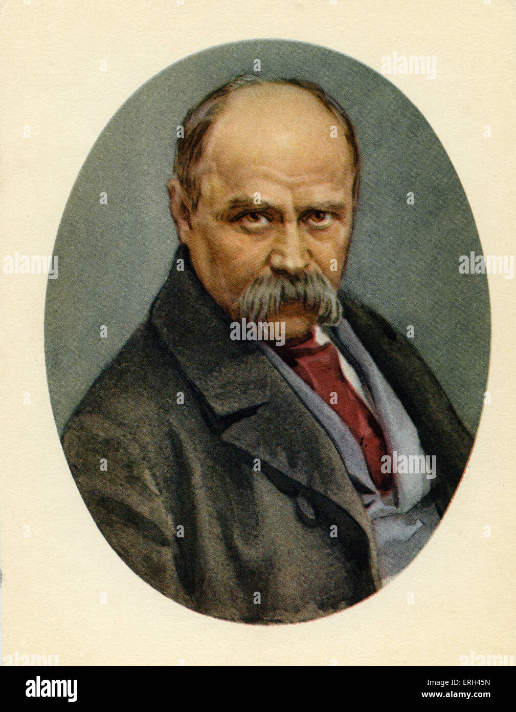 Taras Schewtschenko, ukrainischer Dichter und Künstler, 9. März 1814 - 10. März 1861. Stockfoto