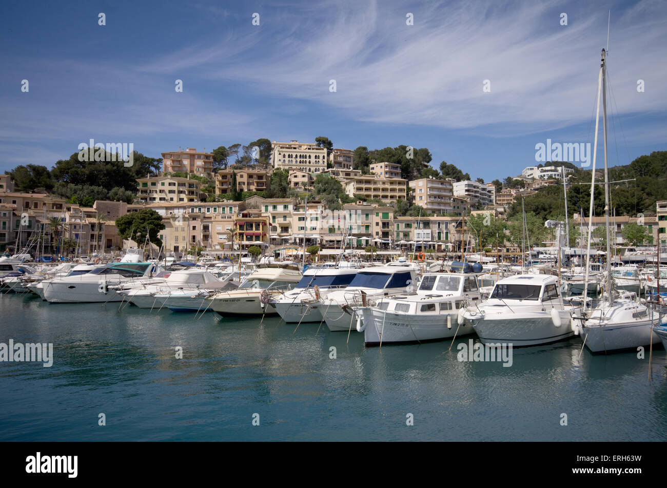 Port de Soller Mallorca Stockfoto