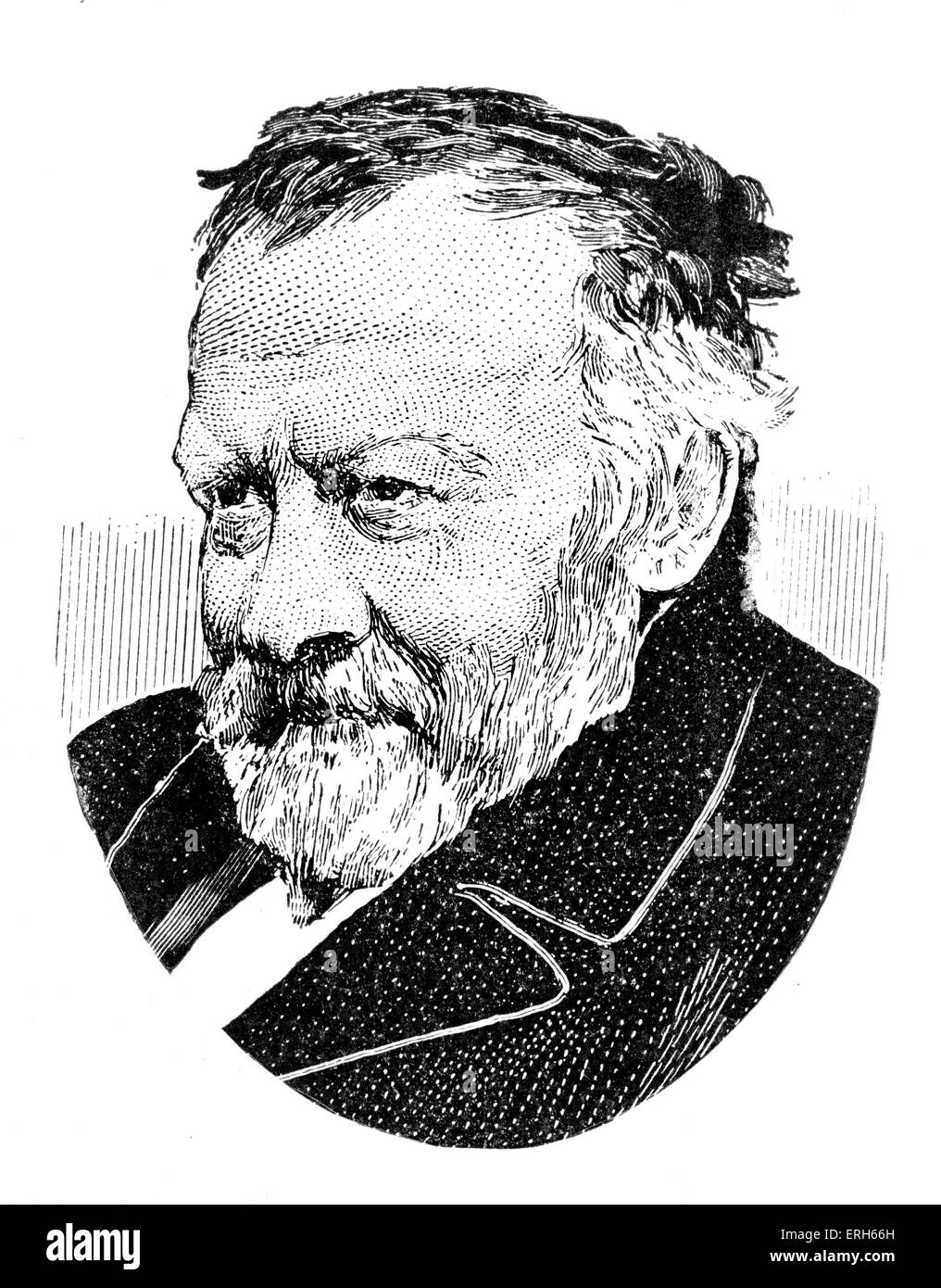 Willibald Alexis - Porträt. Auch bekannt als Georg Wilhelm Heinrich Haring, deutscher historischer Schriftsteller, 29. Juni 1798 – 16. Dezember 1871. Schumann-Verbindung. Stockfoto