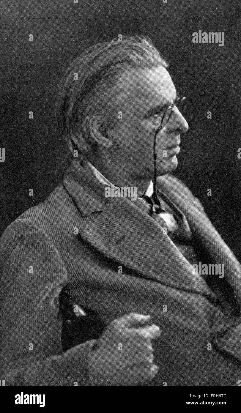 William Butler Yeats: Irische Dichter und Dramatiker, 13. Juni 1865 - 28. Januar 1939. Stockfoto