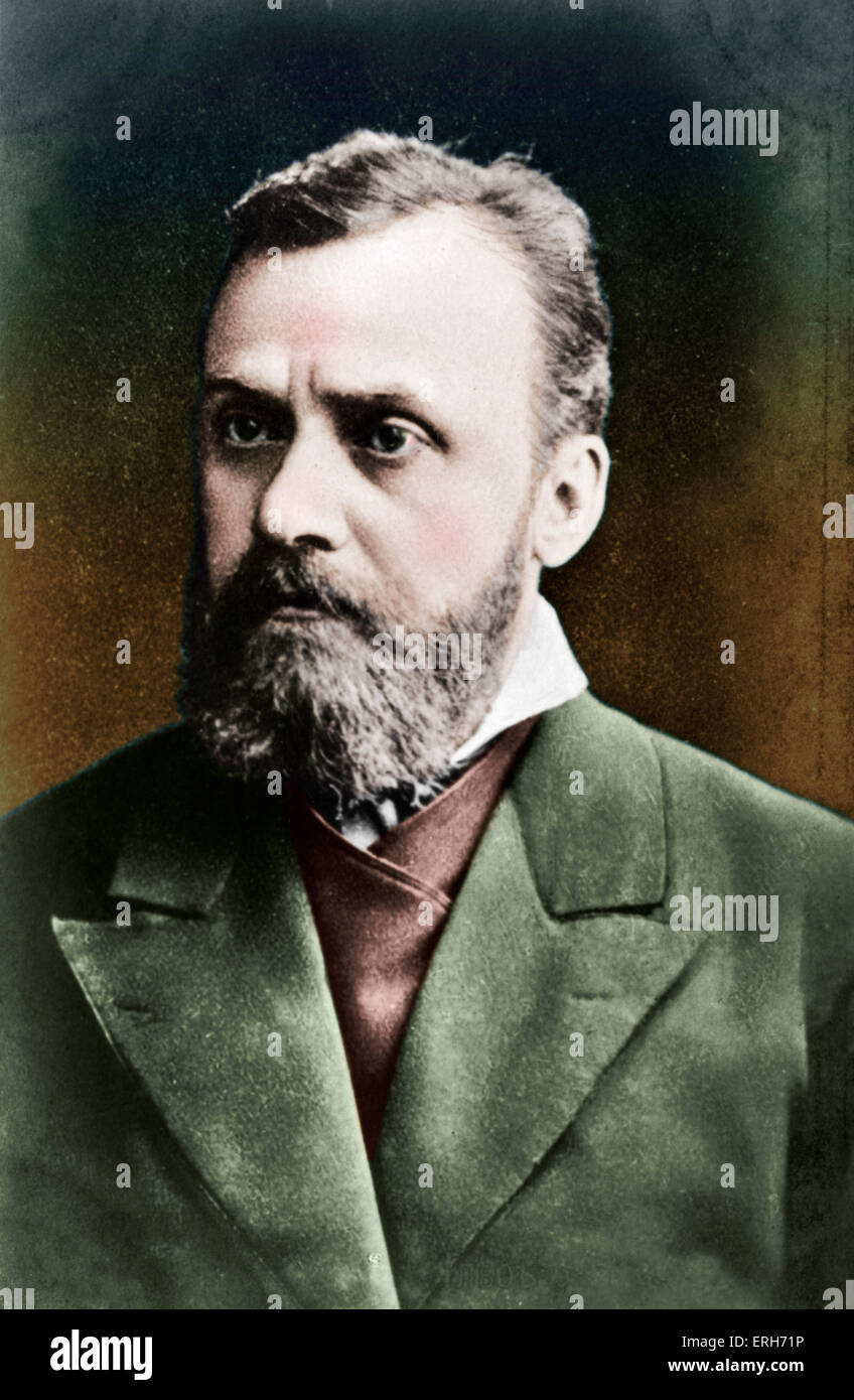 Gleb Ivanovich Uspensky - russische Intellektuelle und populistische Schriftsteller. 25. Oktober 1843 - 6. April 1902 Stockfoto