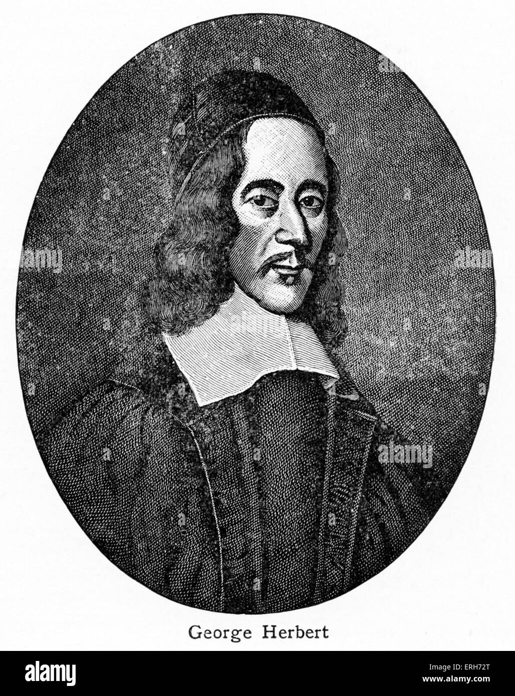 George Herbert. Waliser geboren englischen Dichters 3 April 1593 – 1. März 1633 Stockfoto