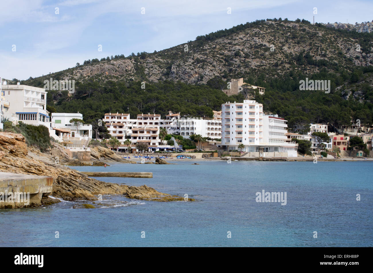 Sant Telm Mallorca Stockfoto