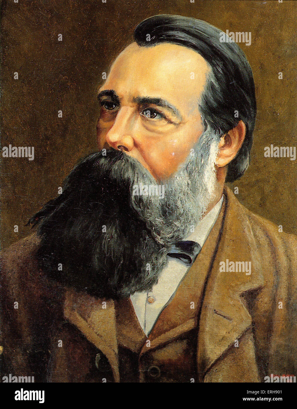 Friedrich Engels - deutscher Philosoph Stockfoto