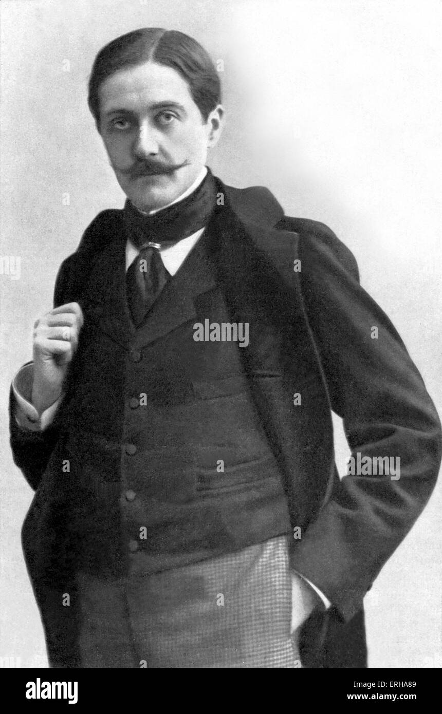 Paul Hervieu - Porträt. Französischer Schriftsteller und Dramatiker. 2. November 1857 – 25. Oktober 1915. Stockfoto