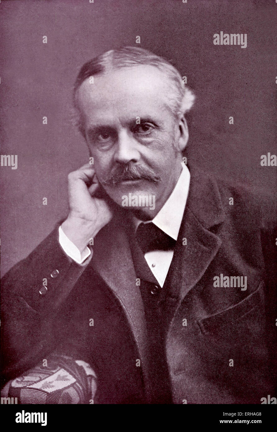 Arthur James Balfour, 1. Earl of Balfour (25. Juli 1848 – 19. März 1930). Britischer Politiker und Staatsmann. Prime Stockfoto