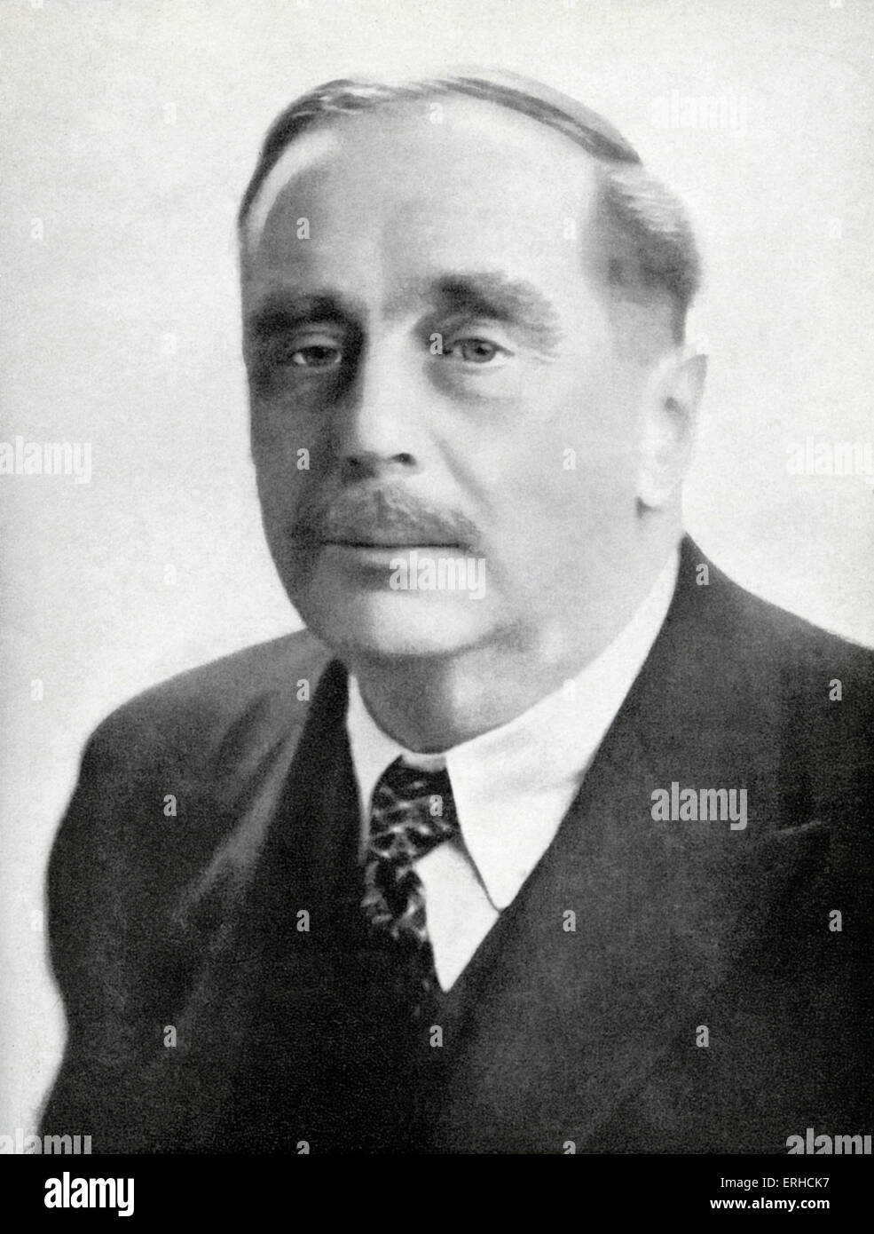 H G Wells - Porträt des britischen Autors und Soziologe, 1866-1946 Stockfoto