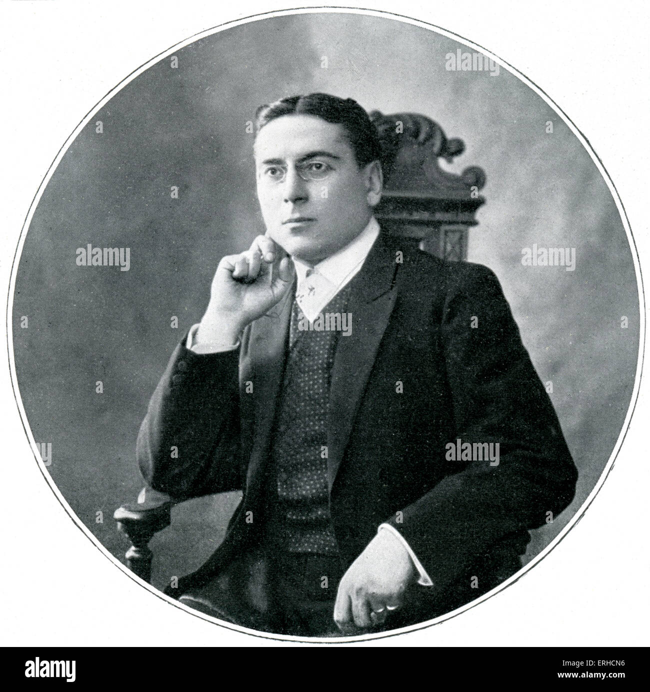 Leon Xanrof, Porträt, 1908.  Französischer Varieté Künstler und Dramatiker, 9. Dezember 1867 - 17. Mai 1953. Stockfoto