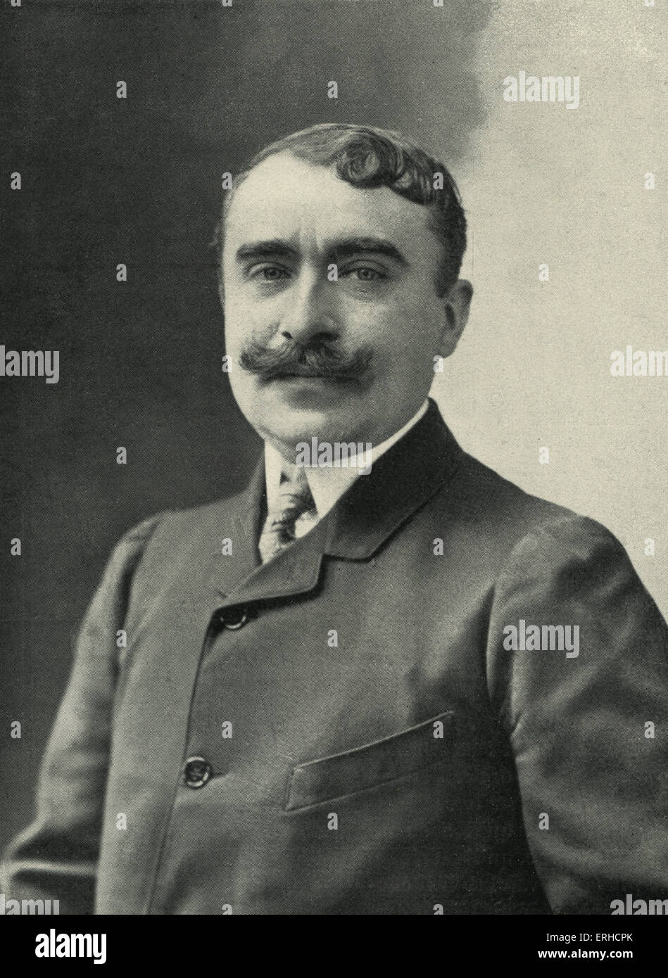 Miguel Zamacoïs, Portrait. Französischer Schriftsteller, Dichter und Dramatiker, 1866-1955. Stockfoto
