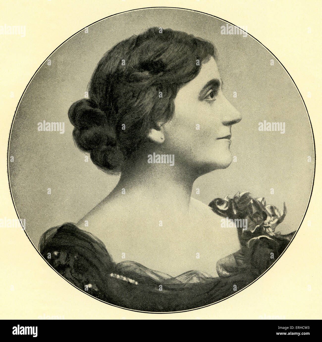 Clotilde Kleeberg-Samuel, französischer Pianist. 1866 - 1909. Stockfoto