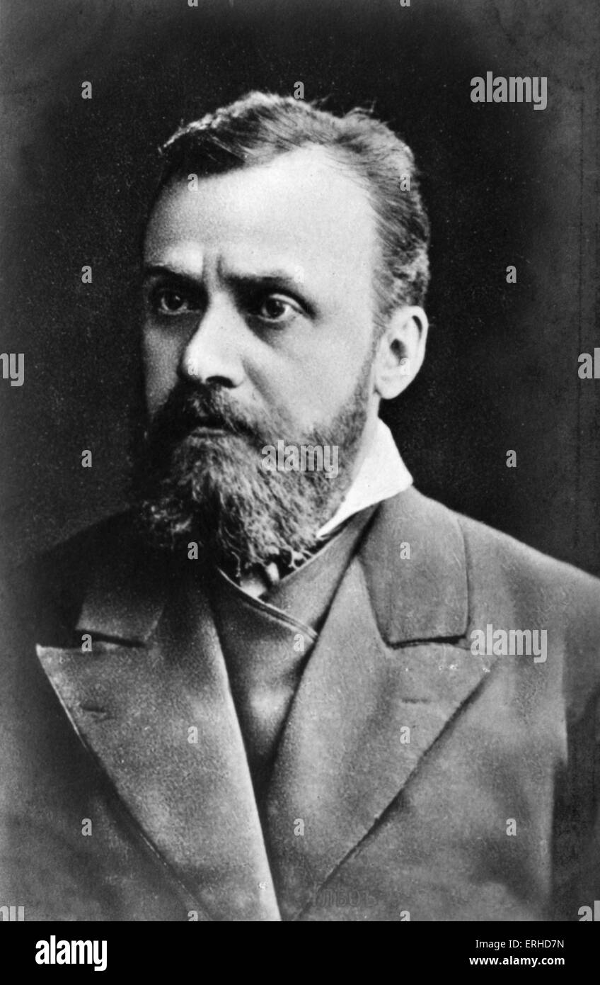 Gleb Ivanovich Uspensky - russische Intellektuelle und populistische Schriftsteller. 25. Oktober 1843 - 6. April 1902 Stockfoto