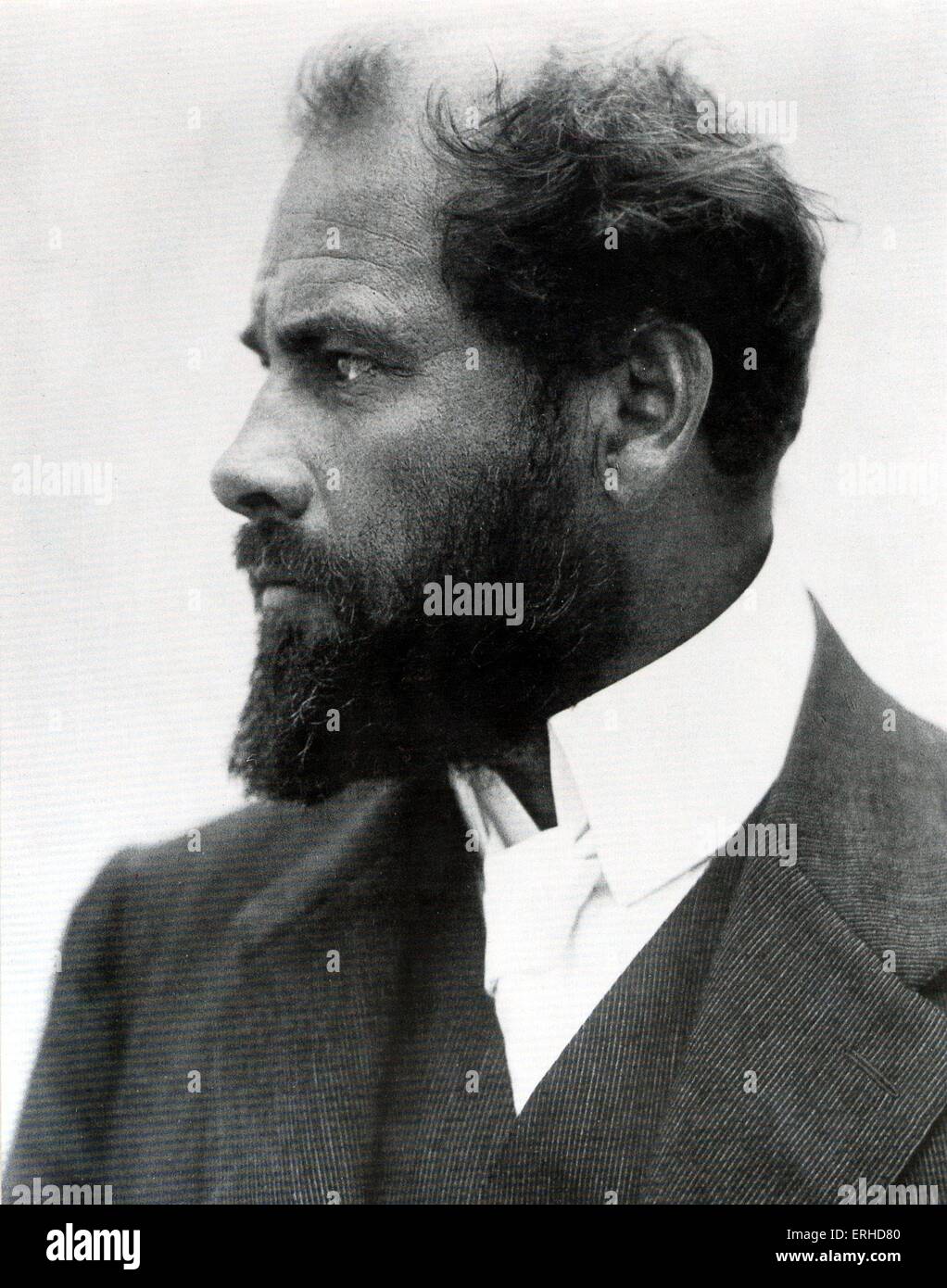 Gustav Klimt c.1909 österreichischer Maler und Grafiker in Wien 1862-1918 geboren. Mahlers Wien. Österreichischen symbolistischen Stockfoto