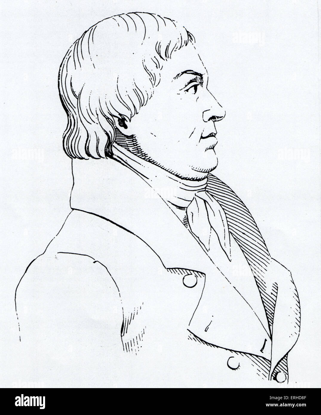 Mesmer Kupfer Kupferstich von Meyer. Berühmte Hypnotiseur, 1734-1815. Das Wort "hypnotisieren" verdankt seinen Namen. Freund von Stockfoto