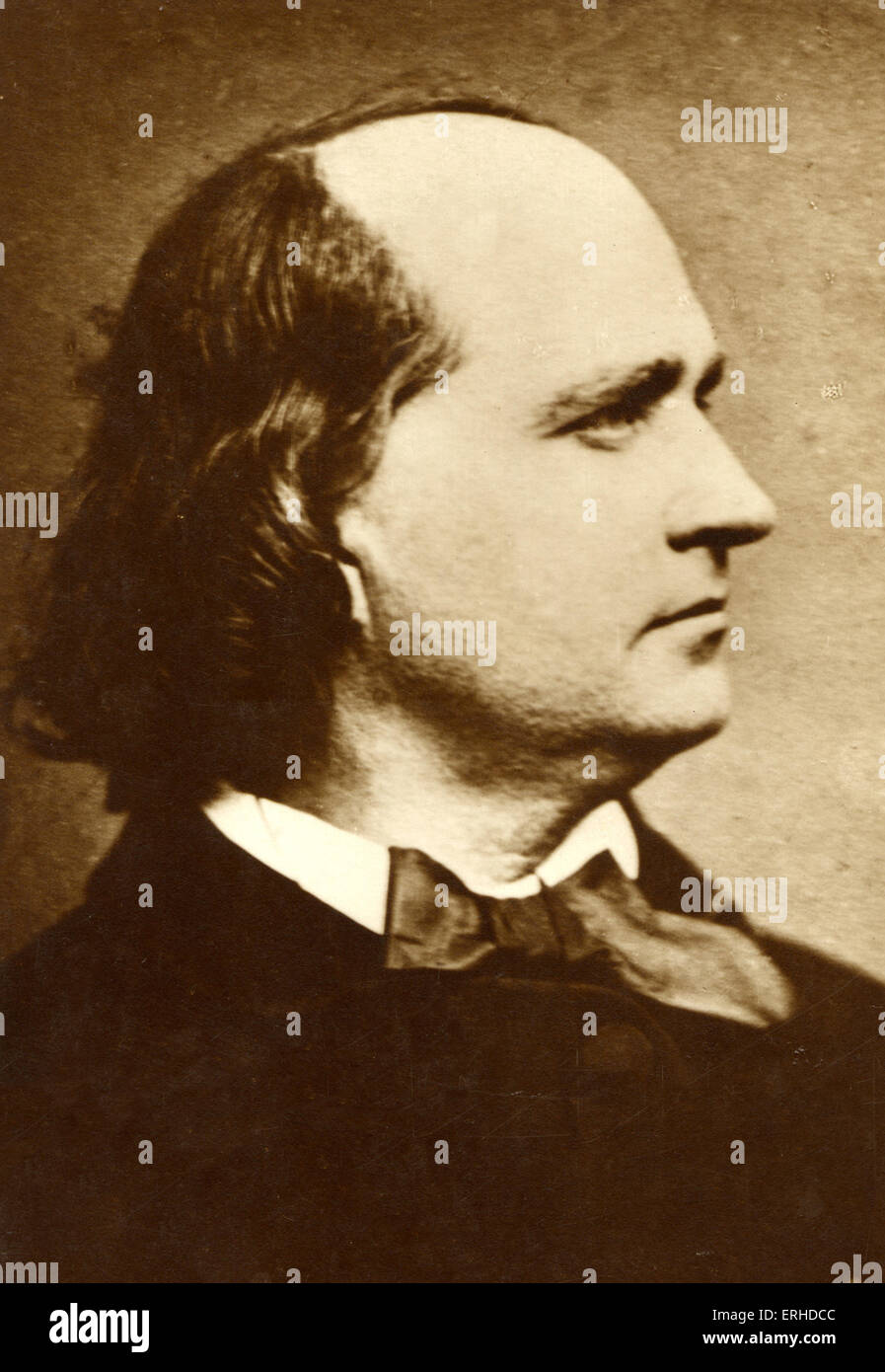 Leconte de Lisle französische Dichter, 1818-1894.  Leiter der Gruppe "Le Parnasse Contemporain". Foto von Carjat. Stockfoto