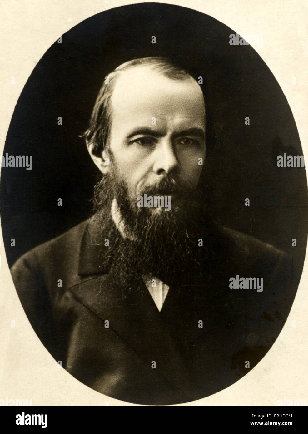 Fyodor Dostoevsky, russische Schriftsteller. Schrieb Schuld & Sühne, Brüder Karamasow, Dostoyevsky. Stockfoto