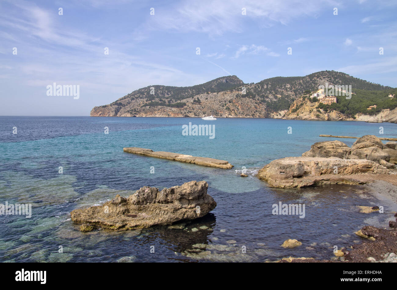 Camp de Mar Mallorca Stockfoto