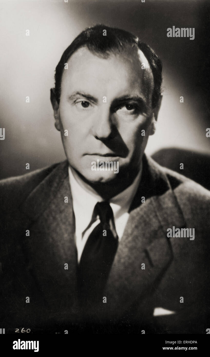 Ralph Richardson, Portrait. Englischer Schauspieler, 1902-1983 Stockfoto