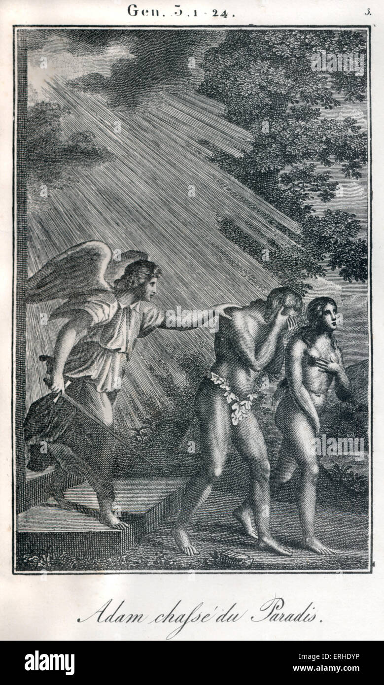 Bibel Adam Und Eva Aus Dem Paradies Verbannt Garten Eden