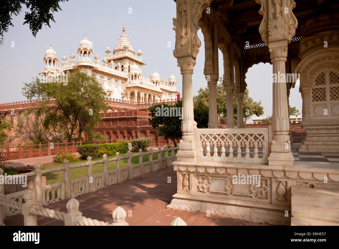 Das Jaswant Thada Mausoleum in Jodhpur, Rajasthan, Indien, Asien Stockfoto