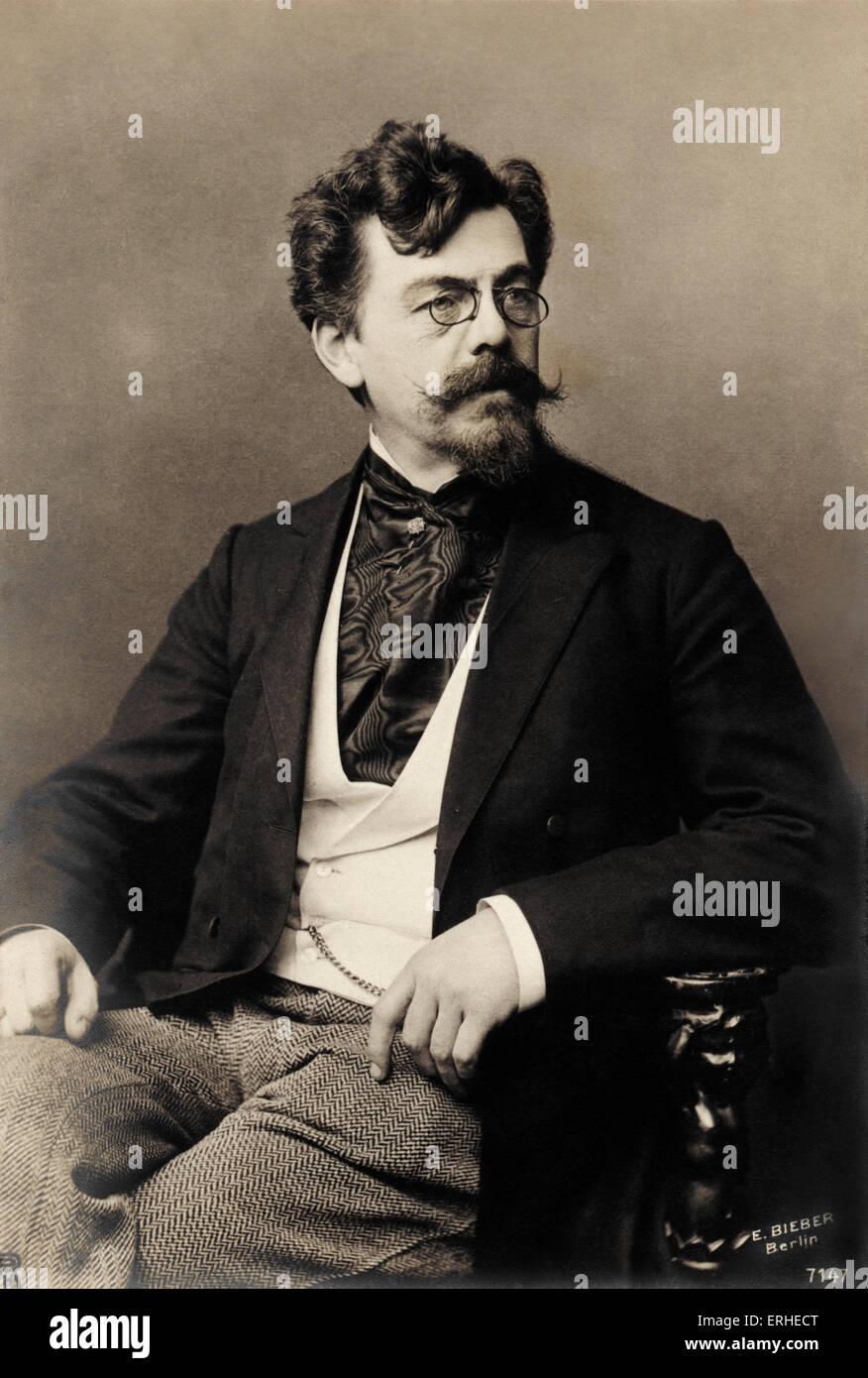 Ernst von Wolzogen - polnische Schriftsteller besonders einflussreich auf Kabarett, 1855-1934 Stockfoto