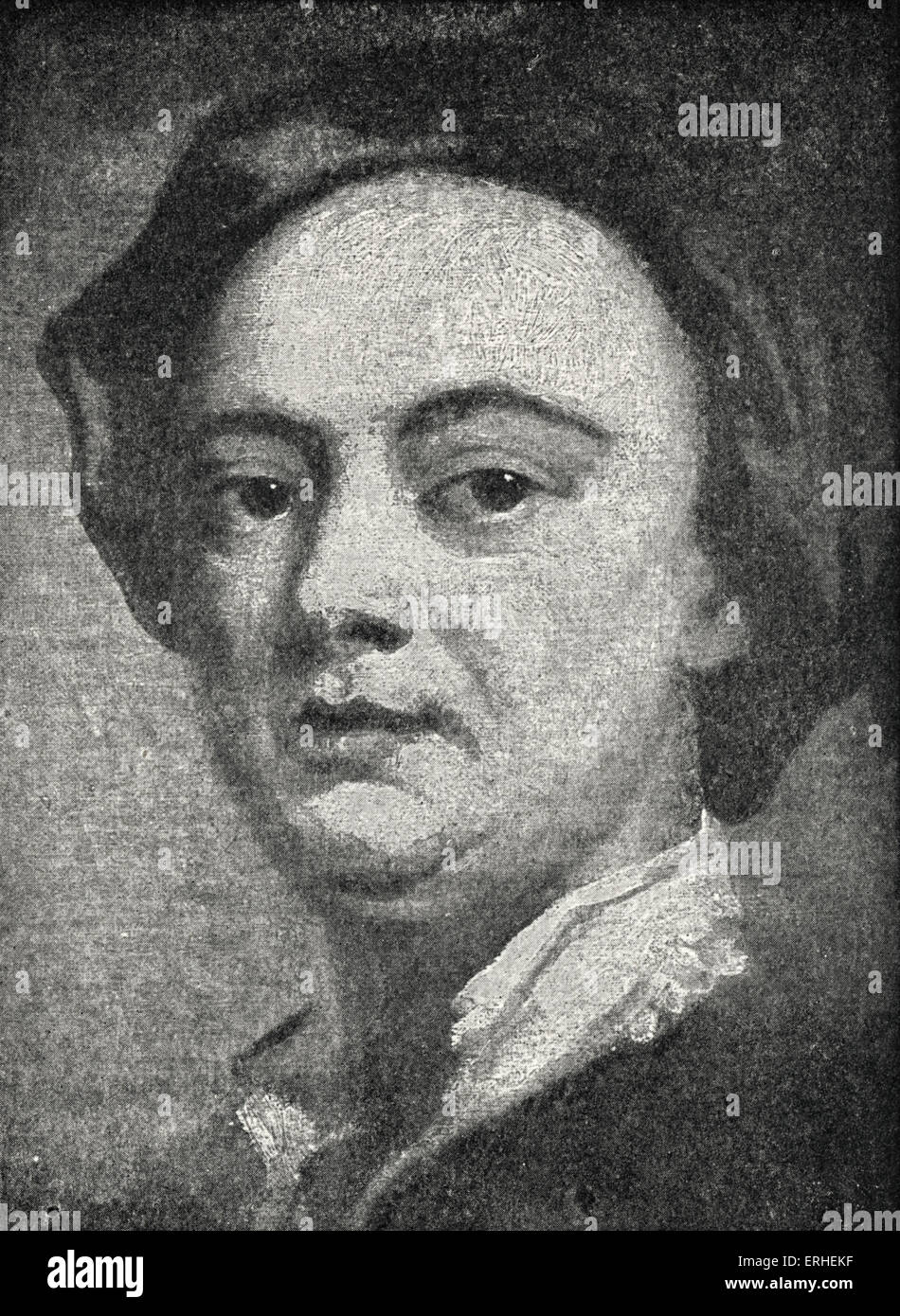 John Gay - Porträt - Englisch - Dichter - Dramatiker 1685-1732 Stockfoto