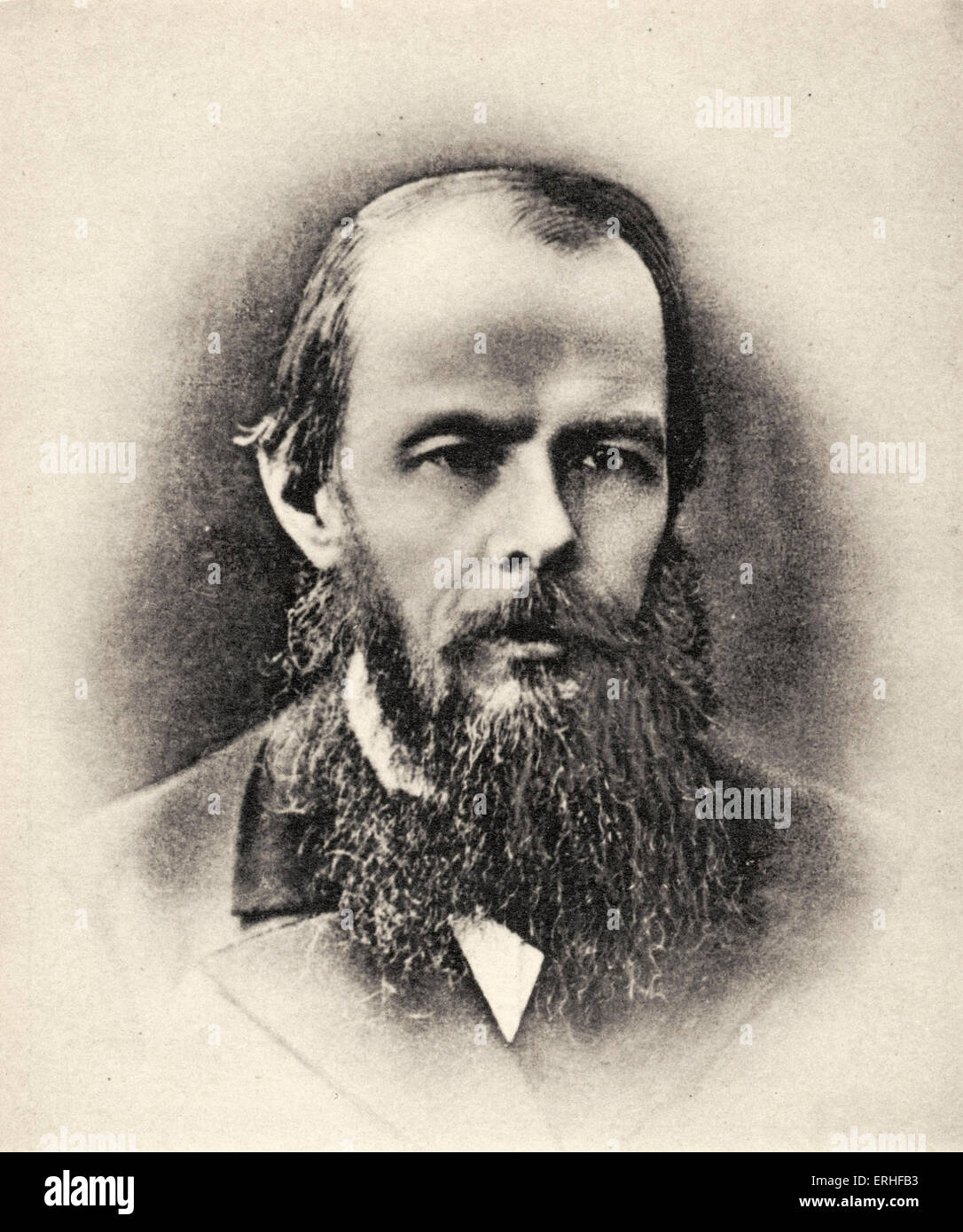 Fyodor Dostoevsky / Dostoyevsky, Portrait.  Russischer Schriftsteller, Journalist, Kurzgeschichten. 1821 - 1881 Stockfoto