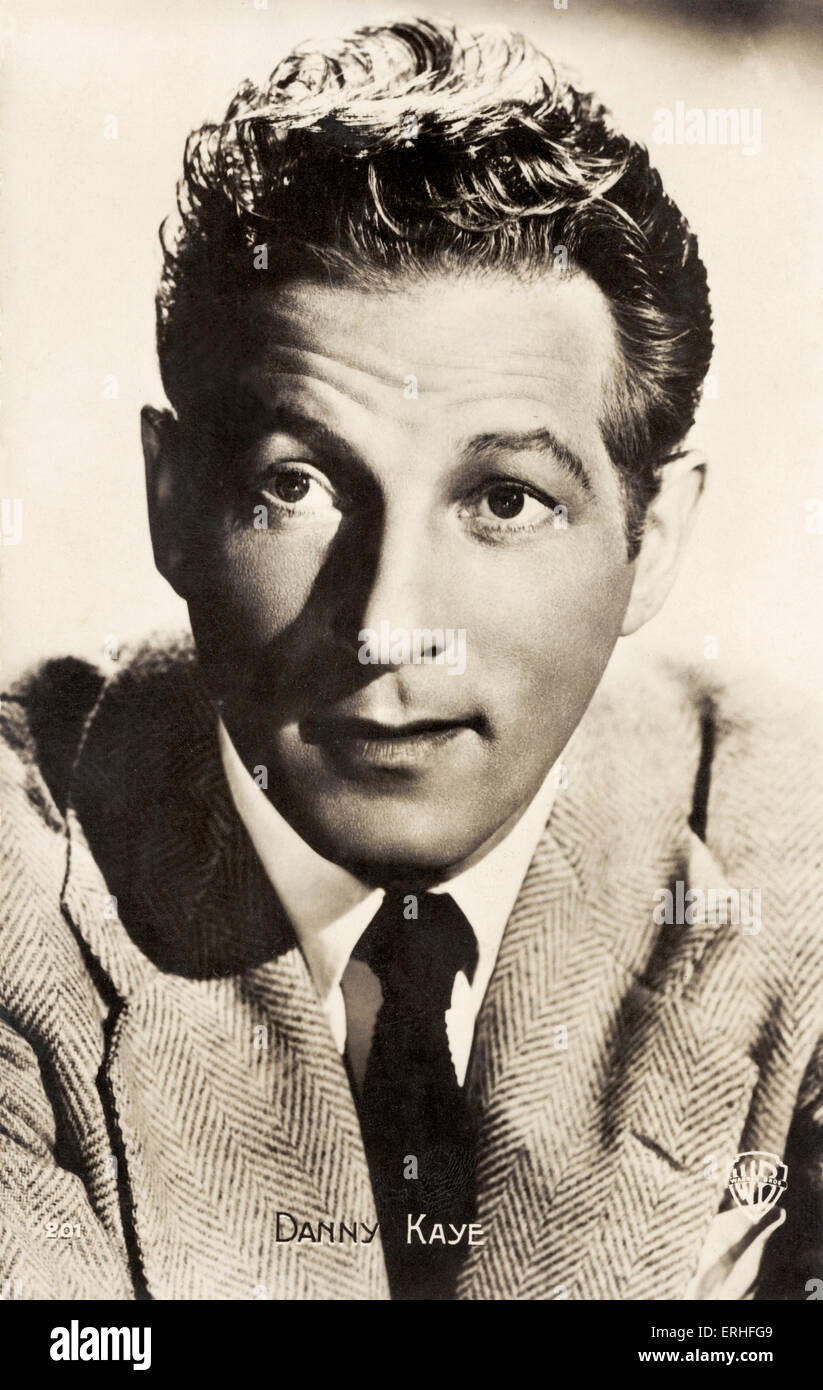 Danny Kaye - Porträt.  US-amerikanischer Schauspieler und Komiker 18. Januar 1911 - 3. März 1987 Foto: Warner Bros Stockfoto