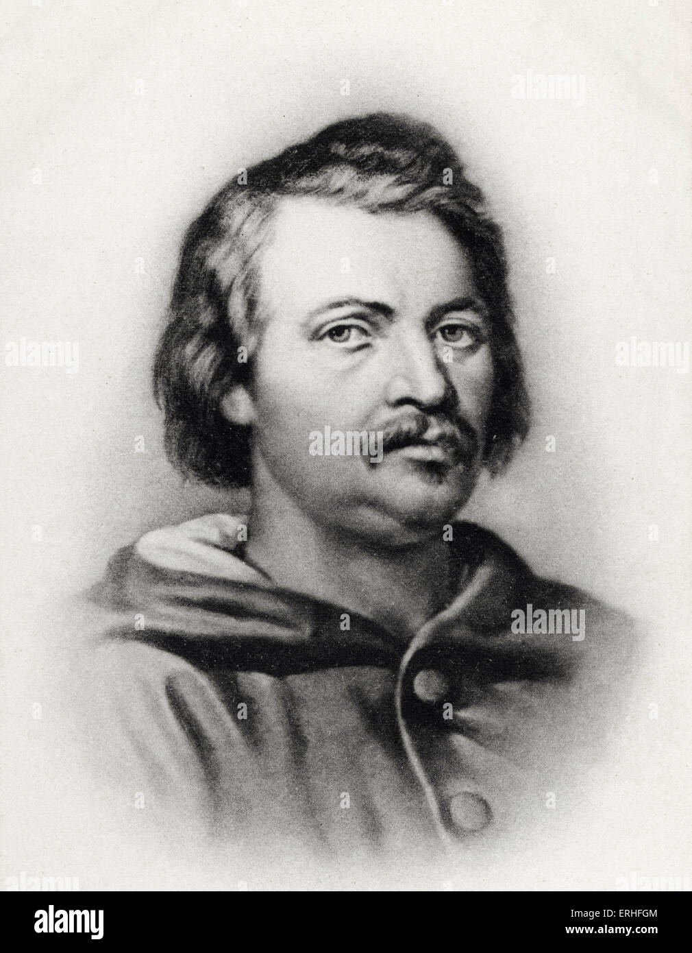 Honoré de Balzac, Portrait. Französischer Schriftsteller und Dichter. 20. Mai 1799 - 19. August 1850. Stockfoto