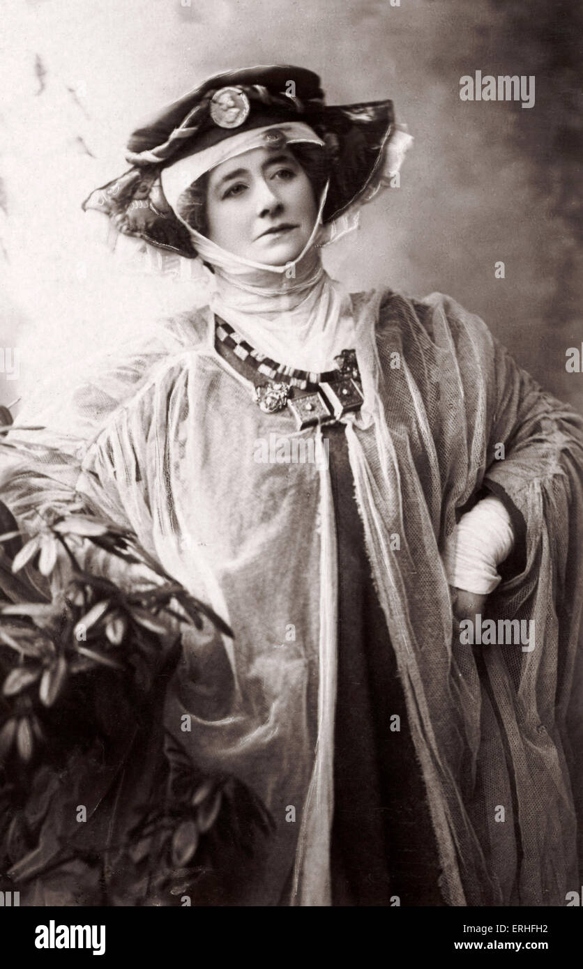 Ellen Terry als "Mistress Page" in lustigen Weiber von Windsor von William Shakespeare. Englische Schauspielerin 27. Februar 1847 - 21 Juli Stockfoto