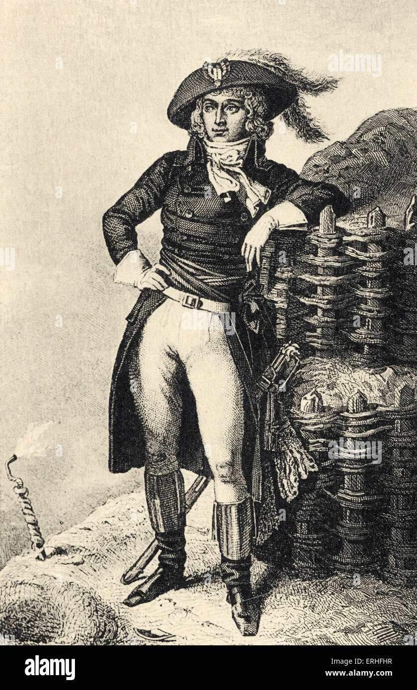 SaintJust Porträt französische Revolutionsführer 25. August 1767