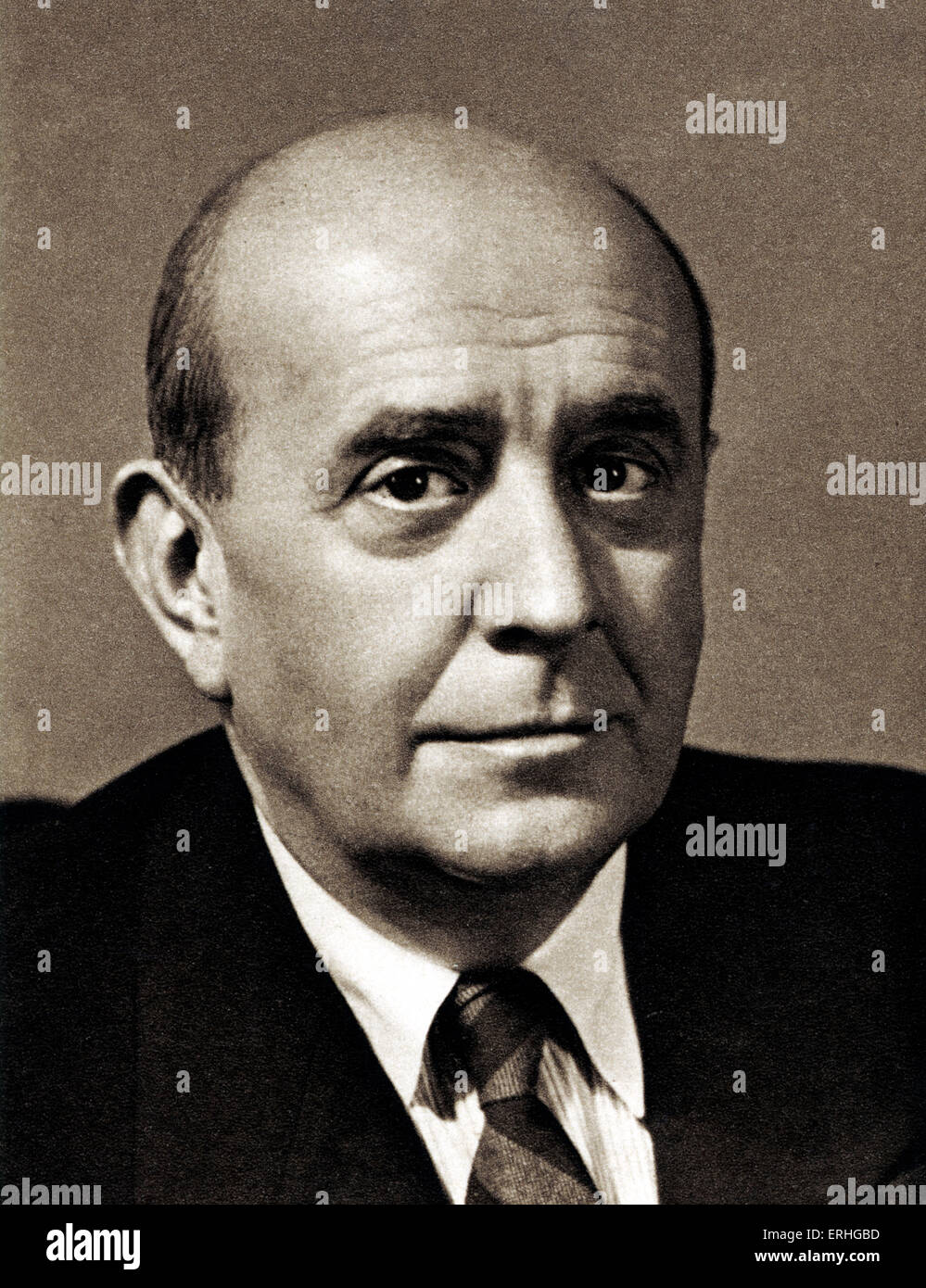 Jan Masaryk - Porträt des tschechischer Diplomat und Politiker. 14. September 1886 - 10. März 1948. Sohn von Tomas Masaryk, erste Stockfoto